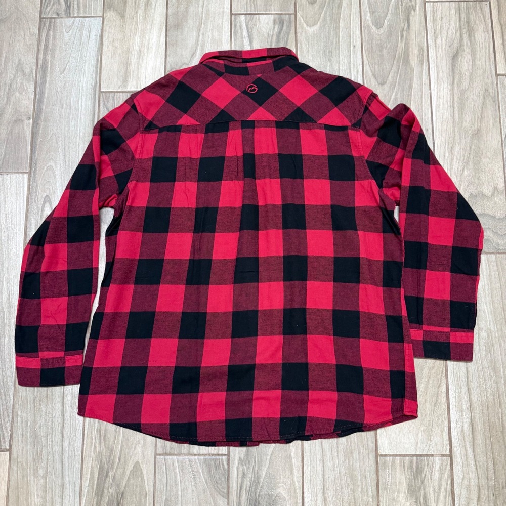 Magellan Outdoors Canyon Creek Flannel Shirt 2XL Buffalo Plaid Button Down NWT - Picture 9 of 10
